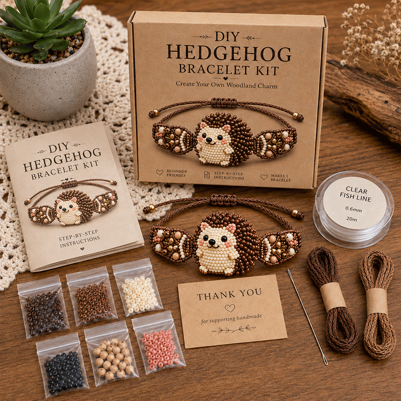 🐙DIY Beaded Bracelet Making Kit