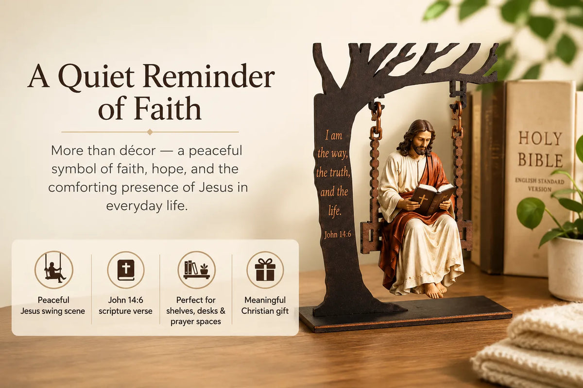 BlessedBranch – Jesus Under The Tree Ornament