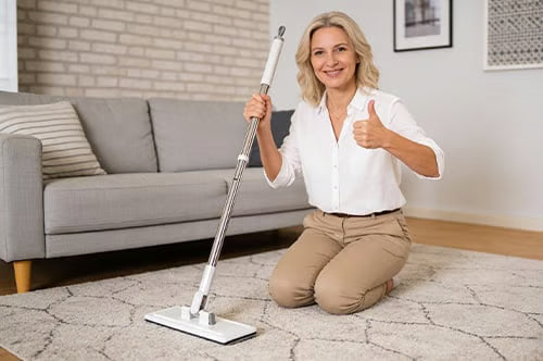 CleanVanta – Hands-Free Multi-Purpose Flat Mop