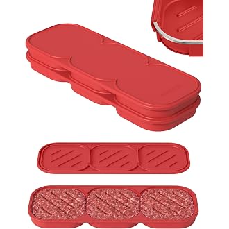 GrillReady – Multi-Patty Burger Press & Storage Box