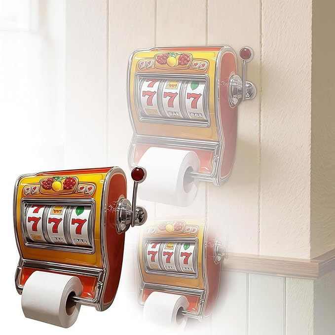 JackpotRoll – Casino Toilet Roll Holder