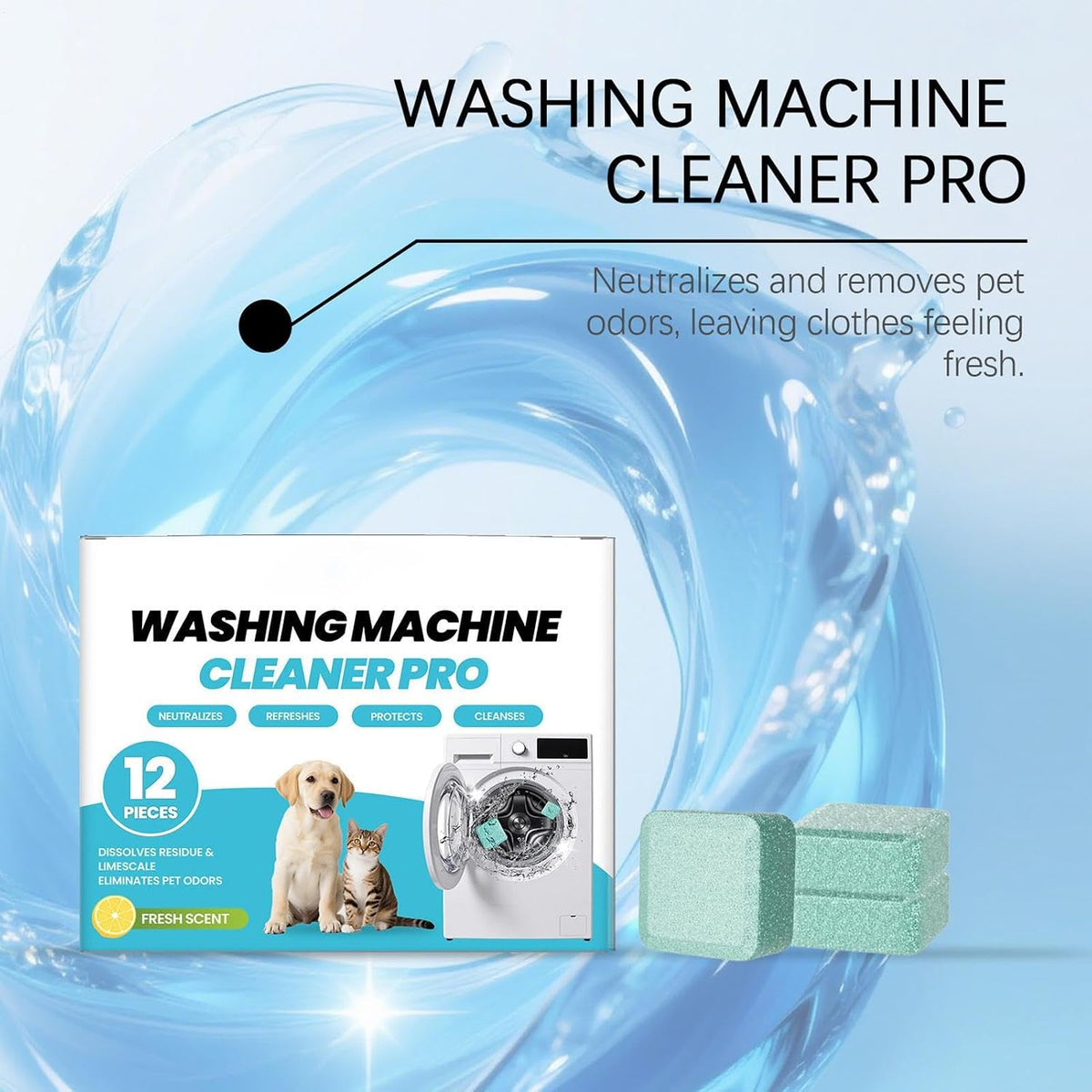 WashBright – Deep Cleaning Washing Machine Tablets