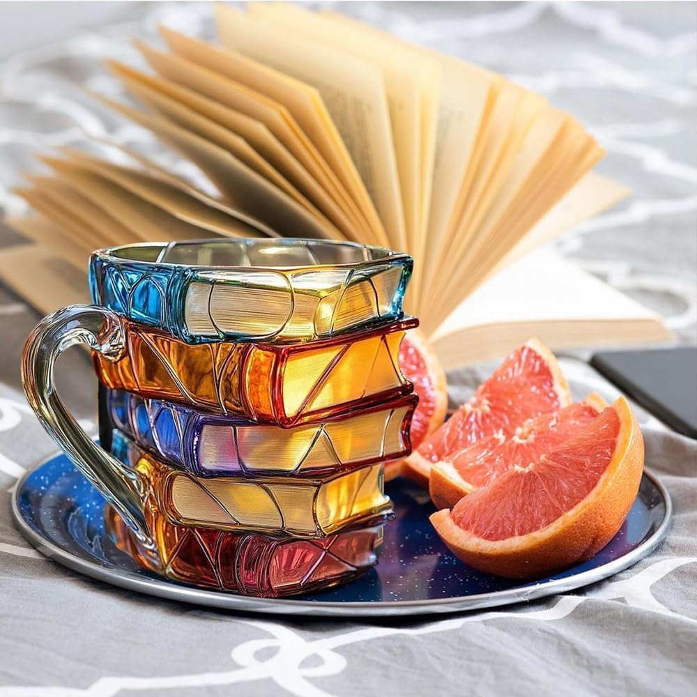 BookBloom – Hand-Painted Literary Ceramic Mug