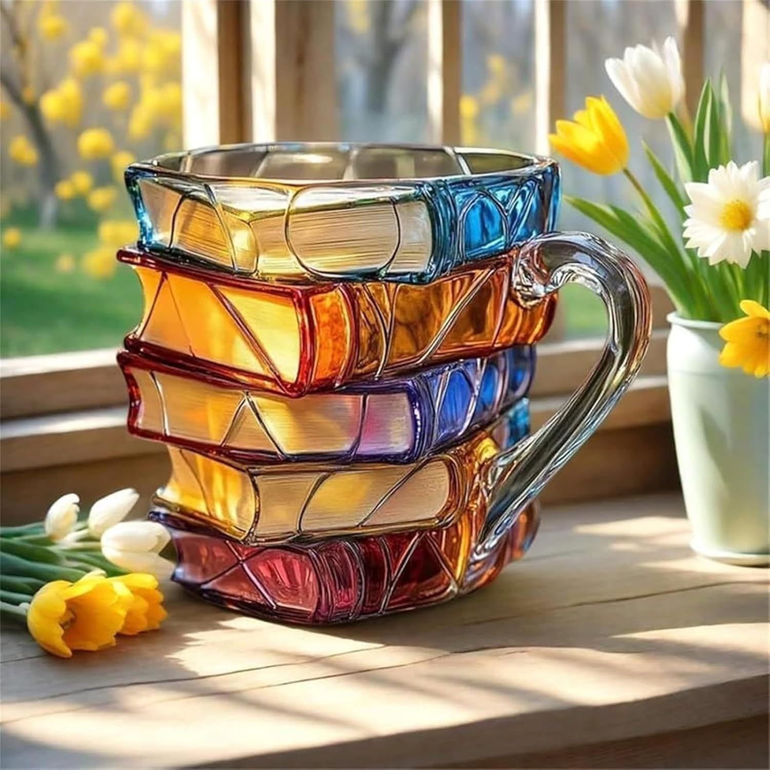 BookBloom – Hand-Painted Literary Ceramic Mug