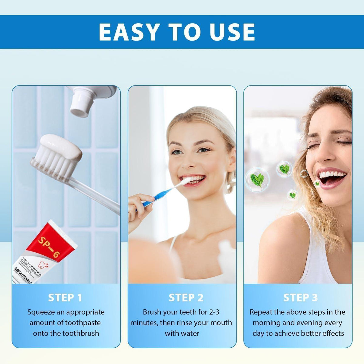 BrightBiome – Probiotic Whitening Toothpaste