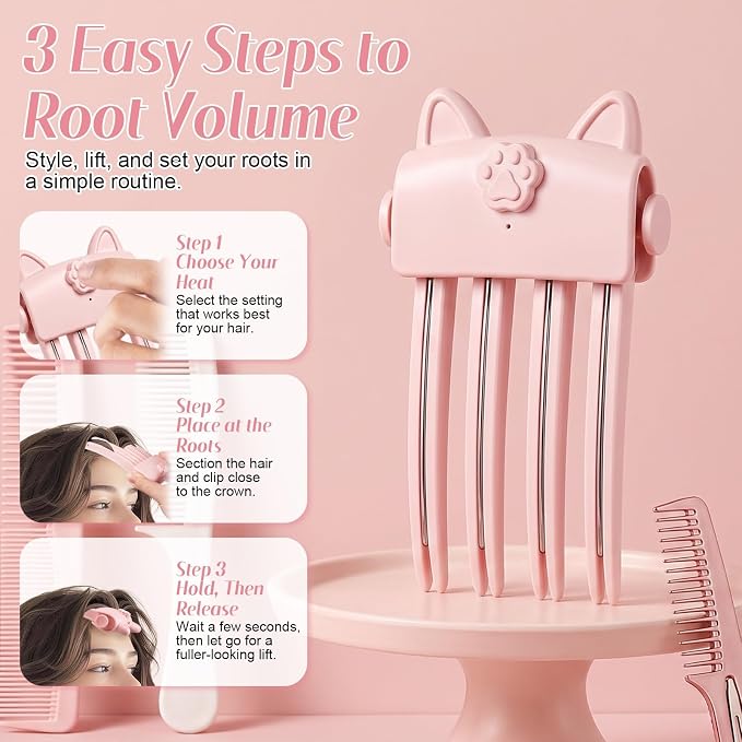 VolumeNest – Wireless Root Lift Hair Clip