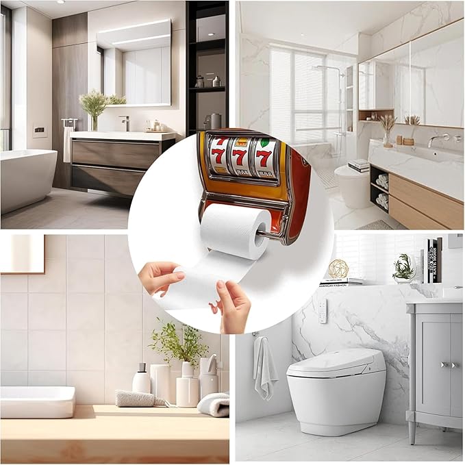 Spin & Wipe – Novelty Toilet Roll Holder
