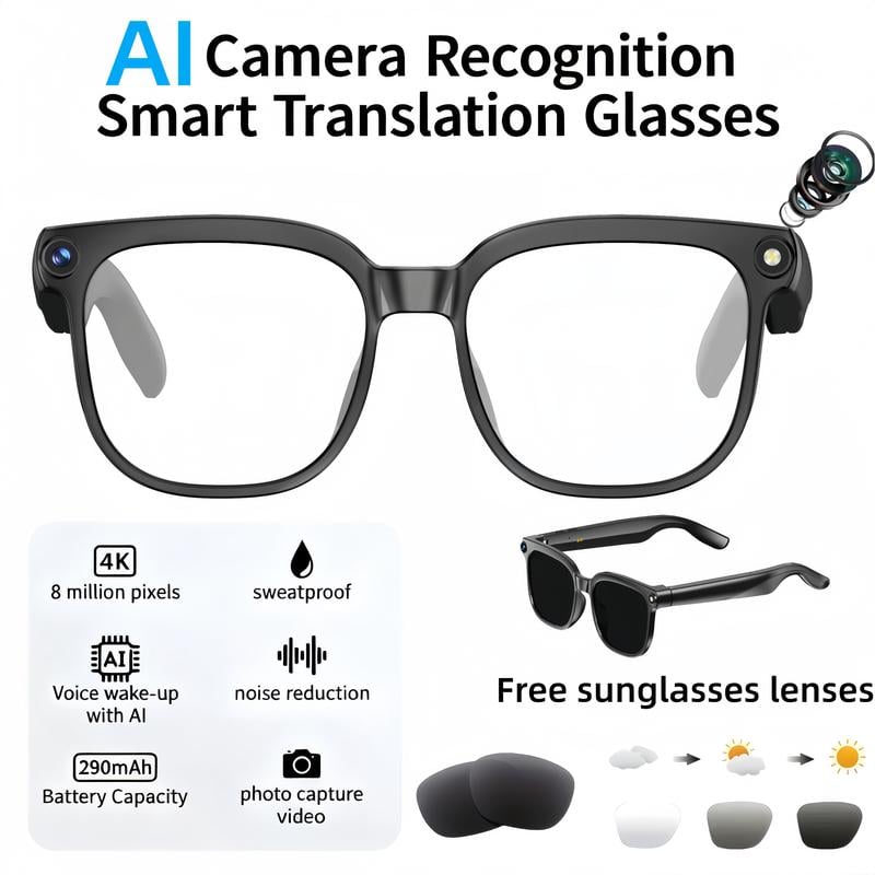 VoxVision – Smart AI Camera Glasses With Voice Assistant