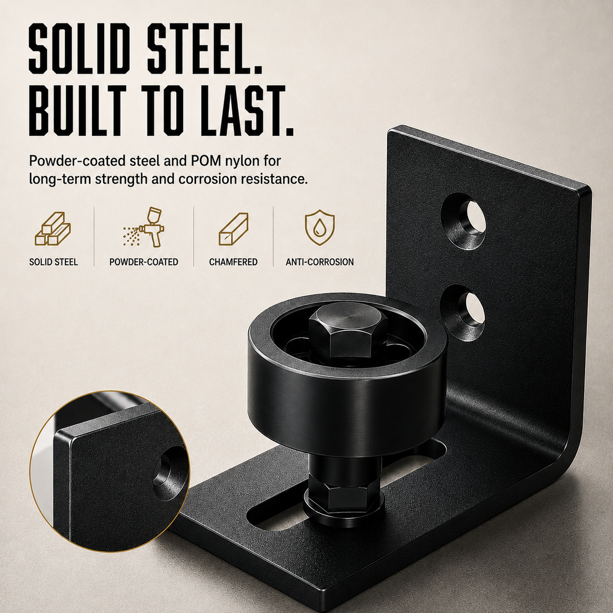 DoorAlign – Precision Barn Door Floor Guide