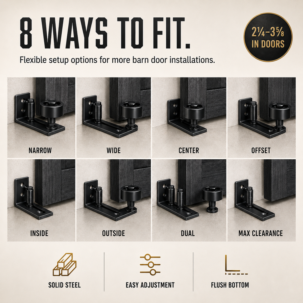 DoorAlign – Precision Barn Door Floor Guide