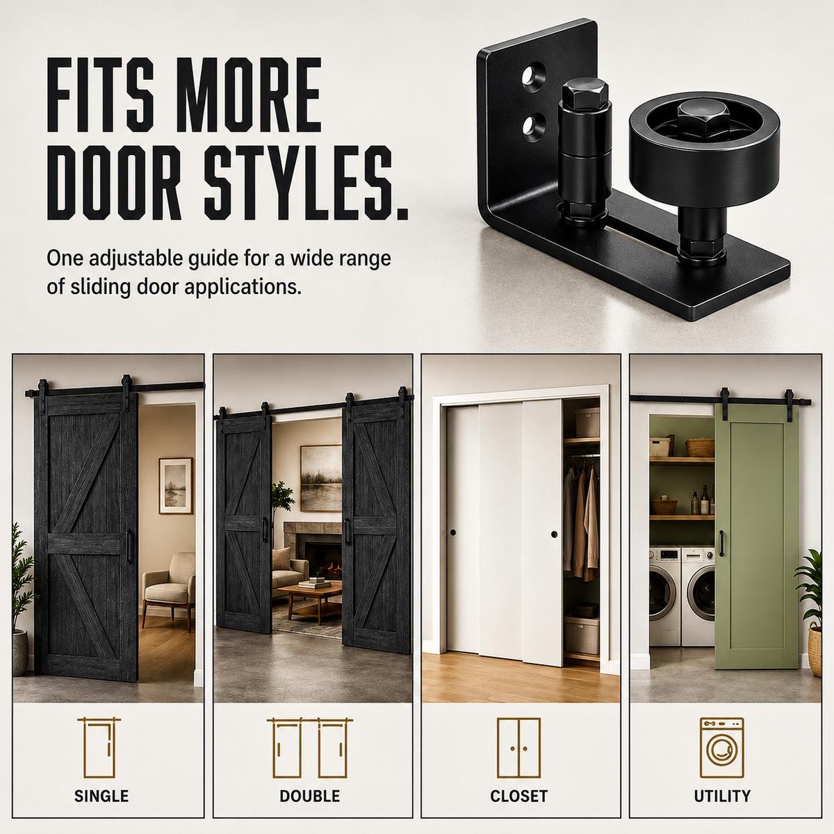 DoorAlign – Precision Barn Door Floor Guide