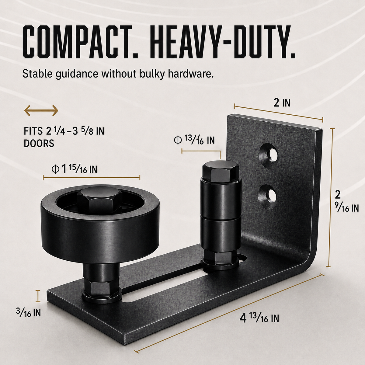 DoorAlign – Precision Barn Door Floor Guide