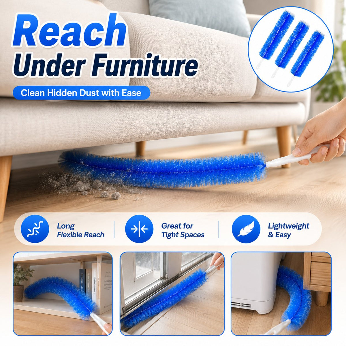 FlexiClean – Washable Multi-Purpose Dust Brush