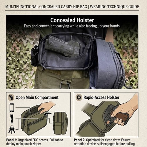 GearVault – Multi-Pocket Tactical Waist Bag