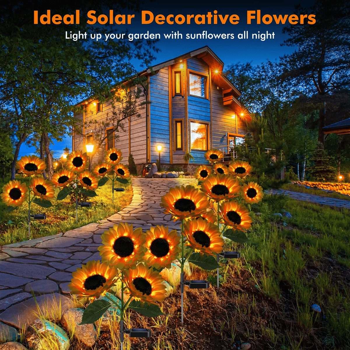 SunGarden – Solar-Powered Sunflower Lights