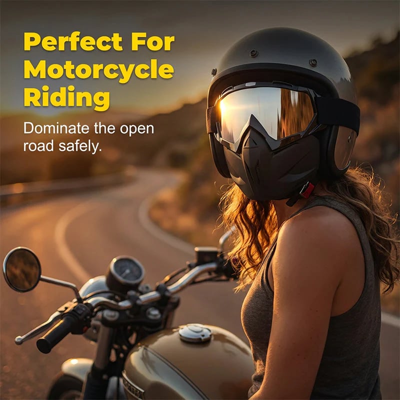 ShieldRide – Detachable Full-Face Outdoor Goggles