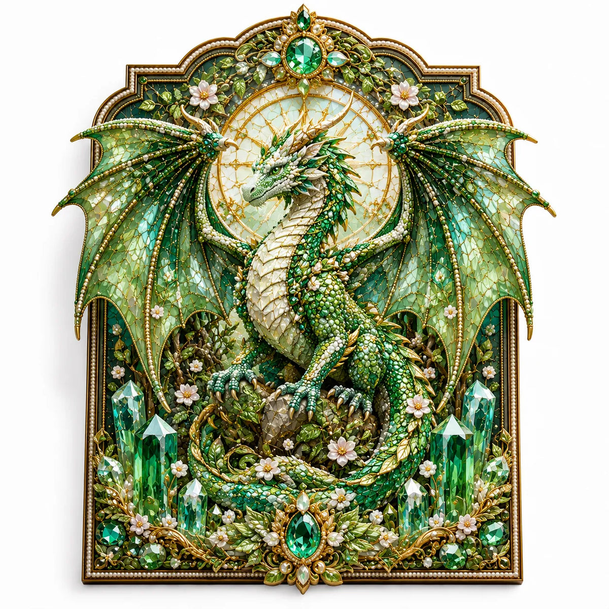 DragonCrest – 3D Fantasy Diamond Painting Kit