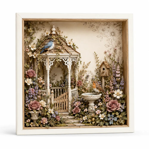 CottageCharm – DIY Layered Garden Shadow Box