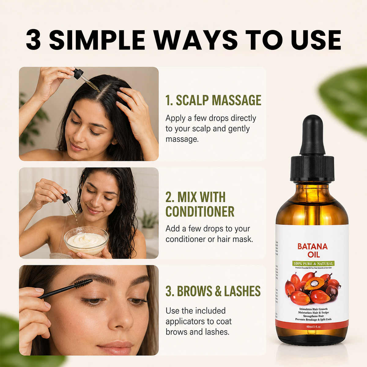 RootRadiance – Batana & Rosemary Hair Oil