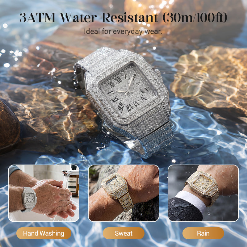RoyalGleam – Crystal Accent Watch