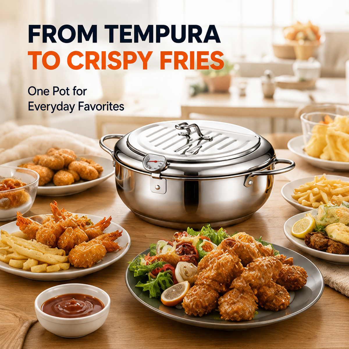 FryMaster – 304 Stainless Steel Stovetop Deep Fryer Pot