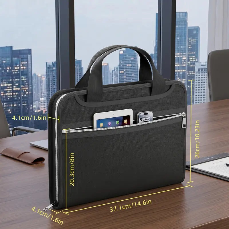 EmberVault – Fire-Resistant A4 Document Organizer Bag