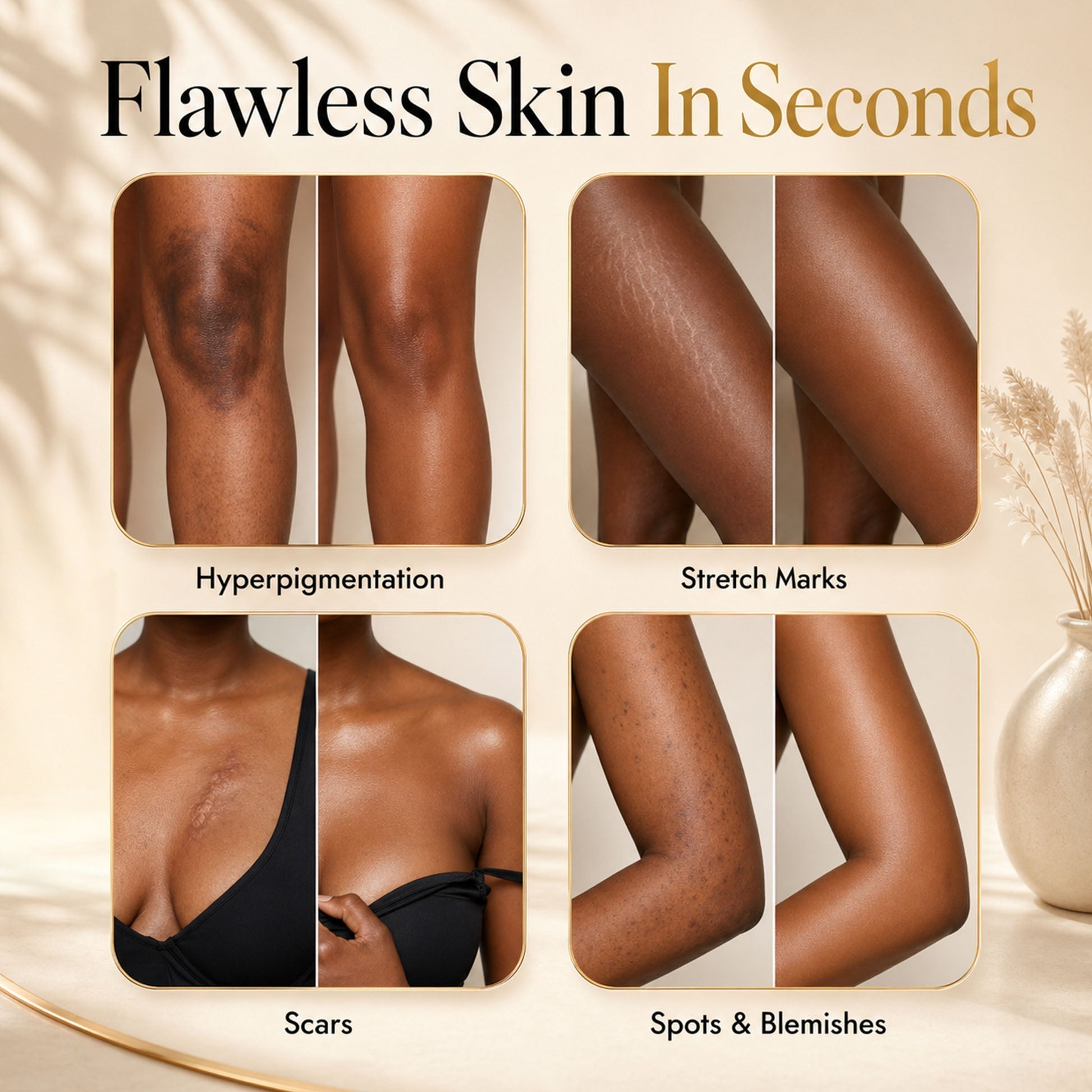 VelvetSkin - Waterproof Body Makeup Set