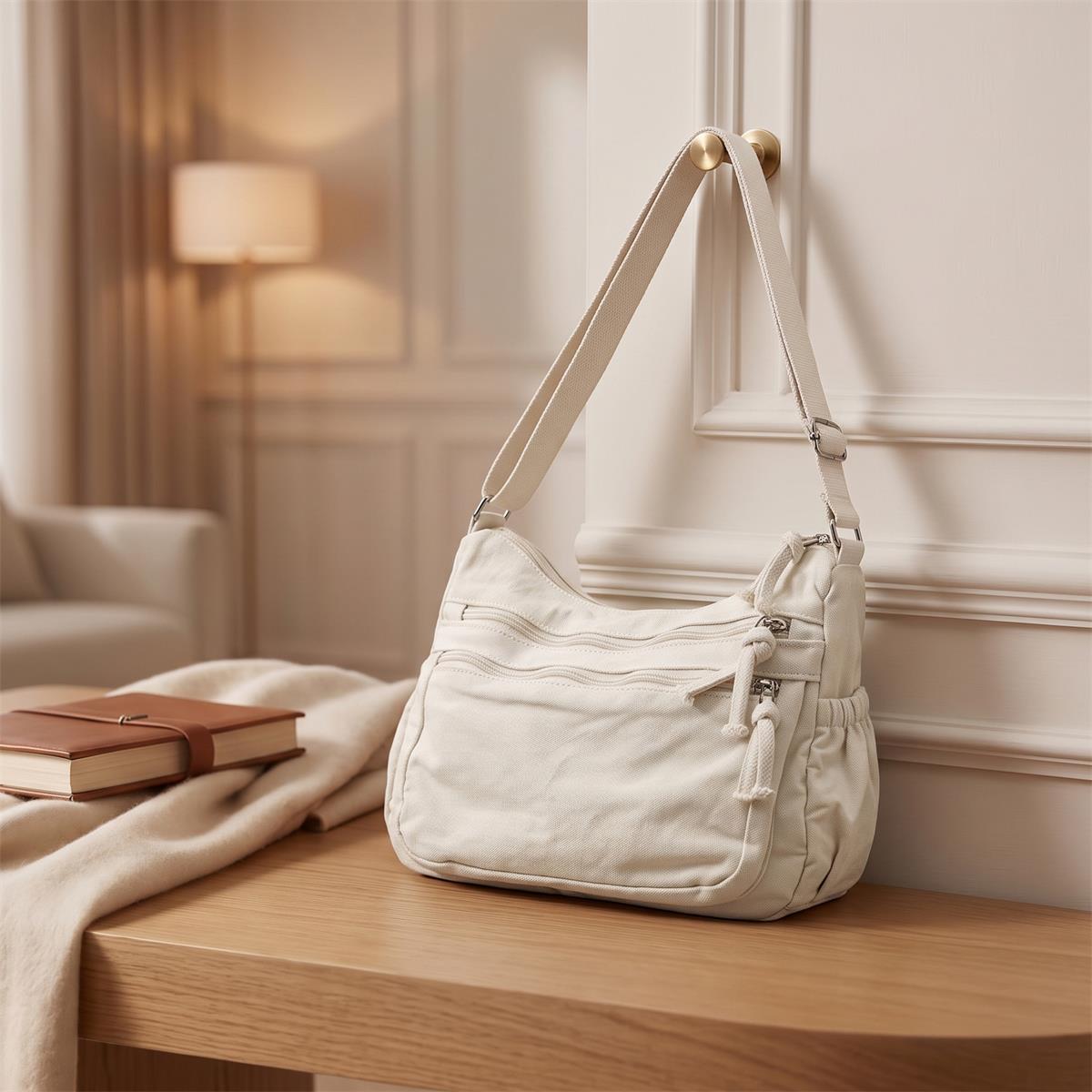 RusticCarry – Washed Canvas Shoulder Messenger Bag