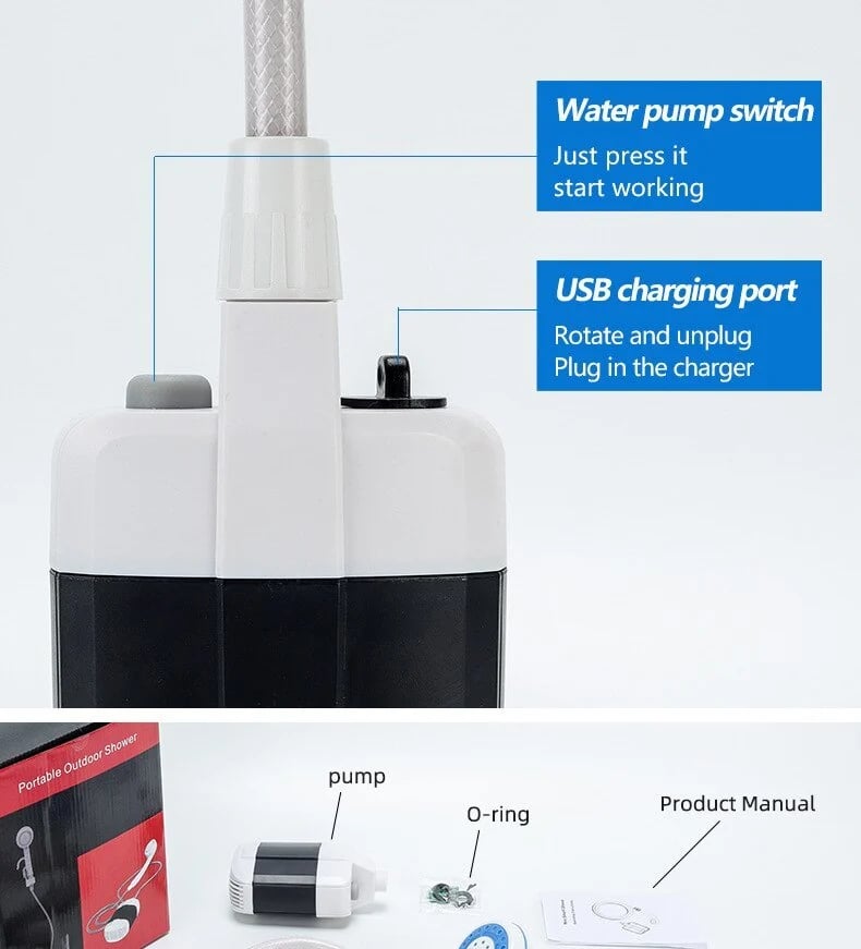 CampFlow – Portable Camping Shower