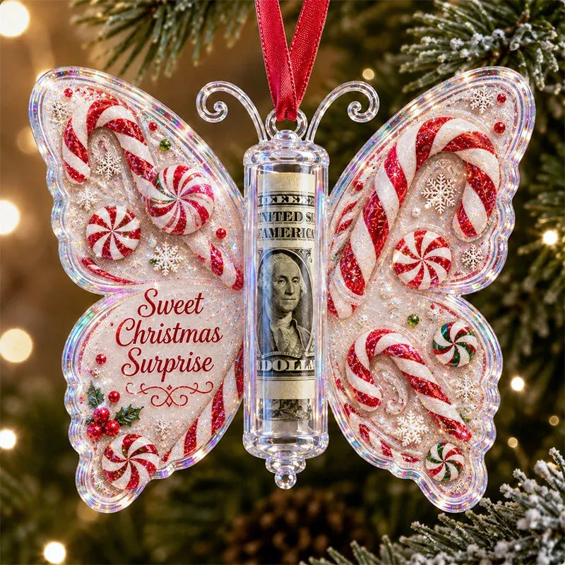 JoyButterfly – Christmas Cash Gift Butterfly Ornament