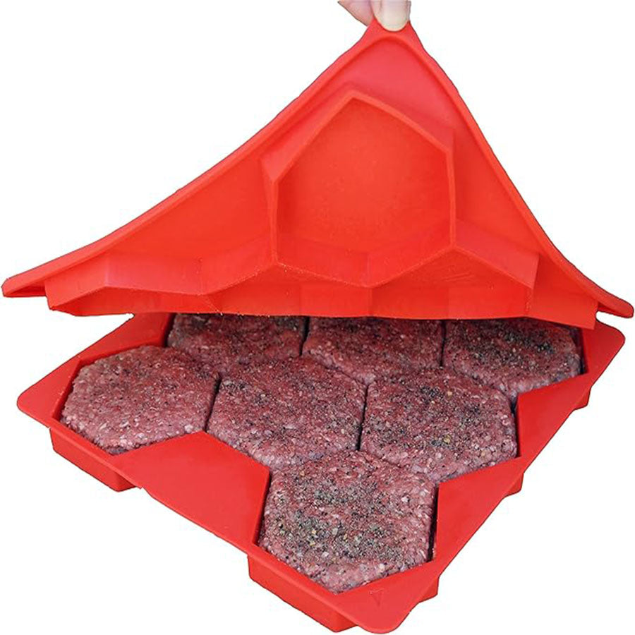GrillReady – Multi-Patty Burger Press & Storage Box