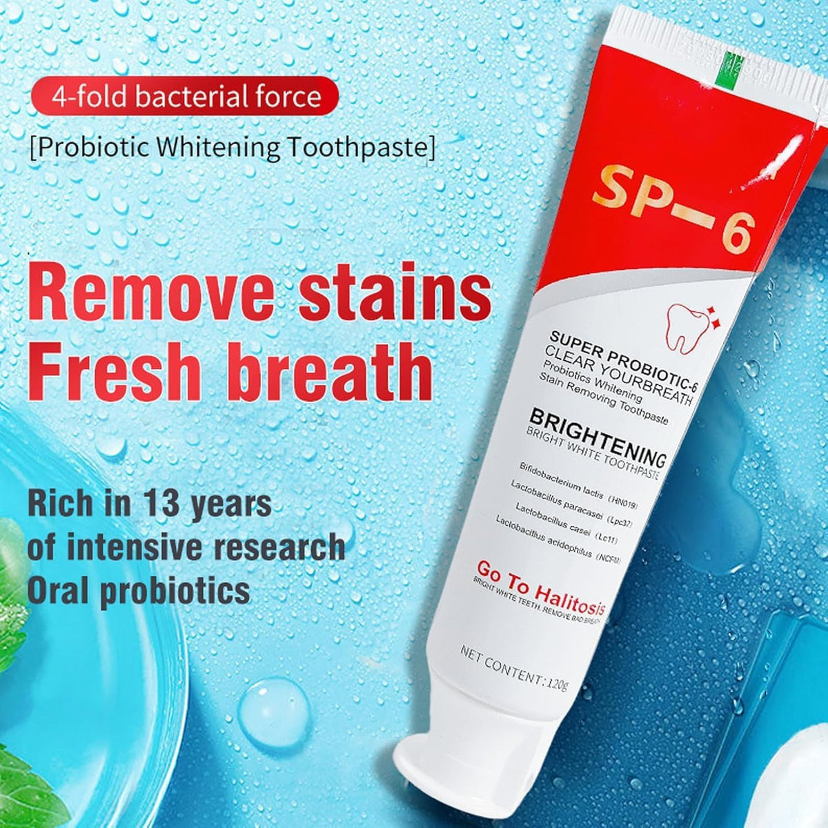 BrightBiome – Probiotic Whitening Toothpaste