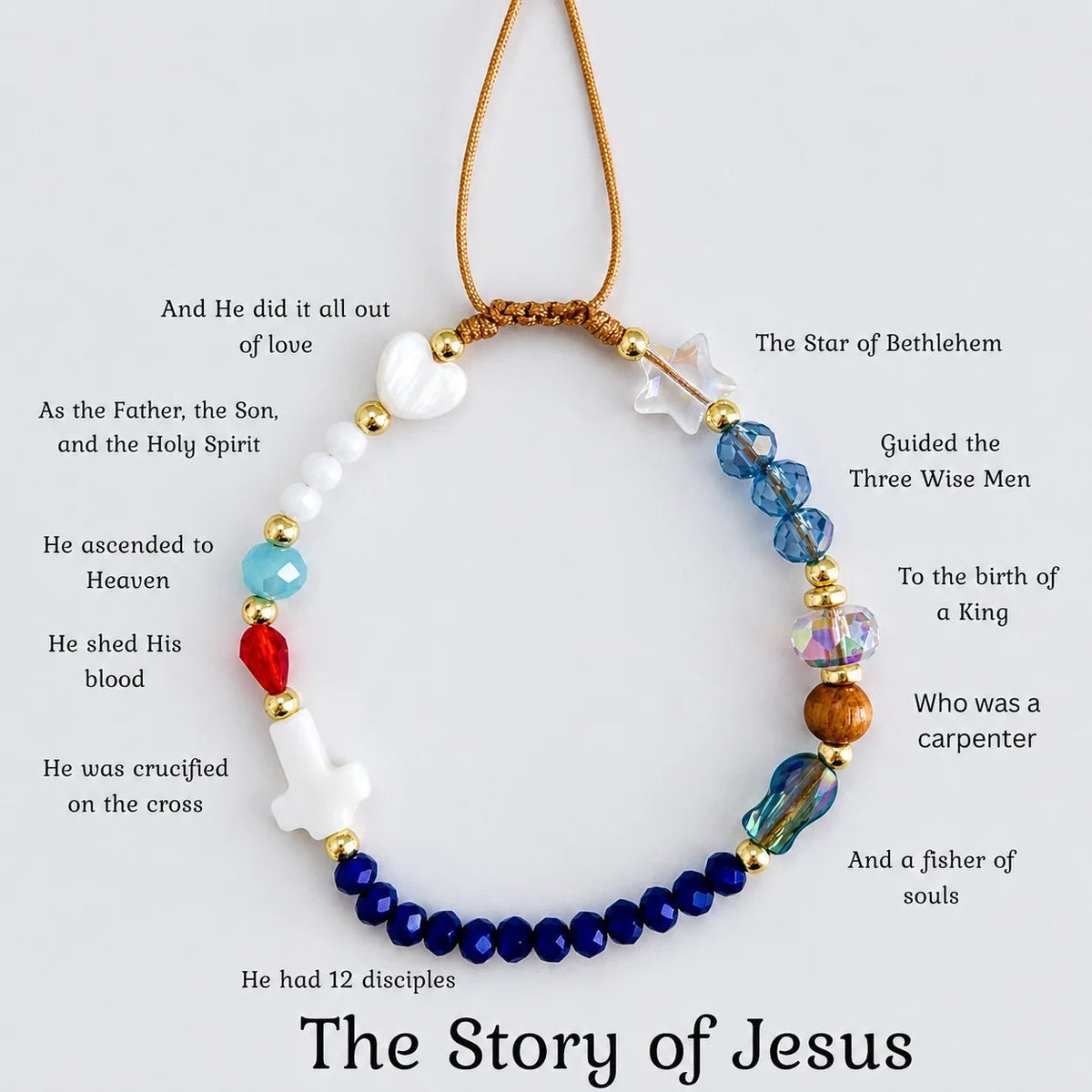 FaithStory – Handmade Story of Jesus Bracelet