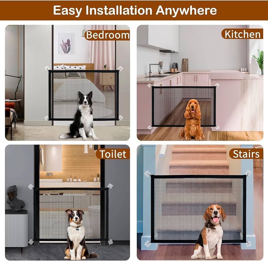 PawBarrier – Lightweight Woven Pet Safety Gate
