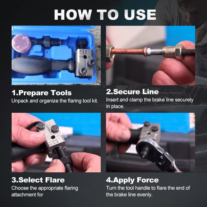 FlareForge – Automotive Brake Pipe Flaring Tool Kit