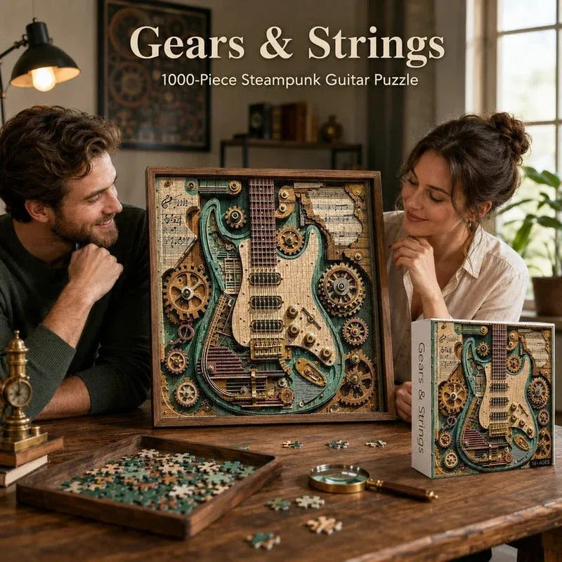 GearCraft – Steampunk Guitar 3D Assembly Puzzle