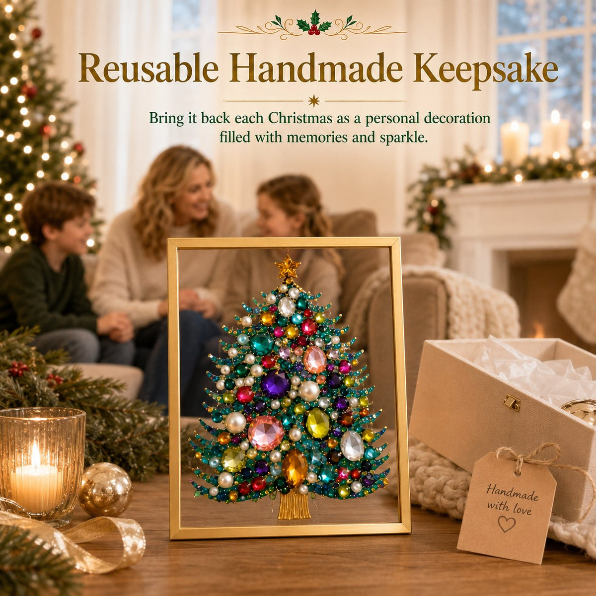 SparkleTree – Christmas Gem & Pearl Art Kit