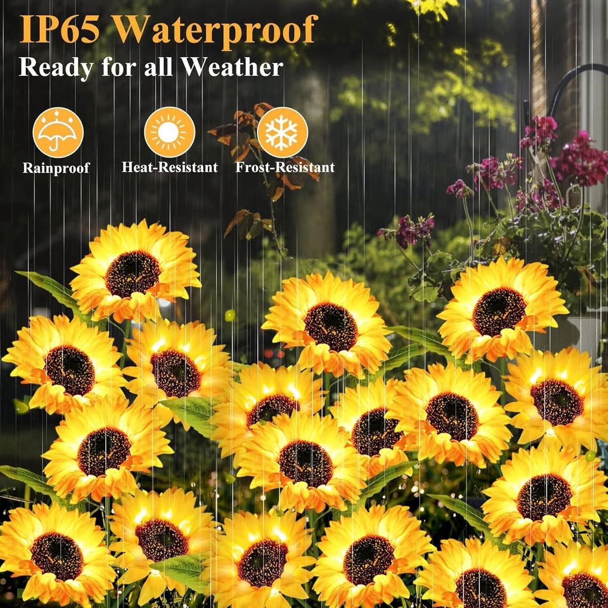 SunGarden – Solar-Powered Sunflower Lights