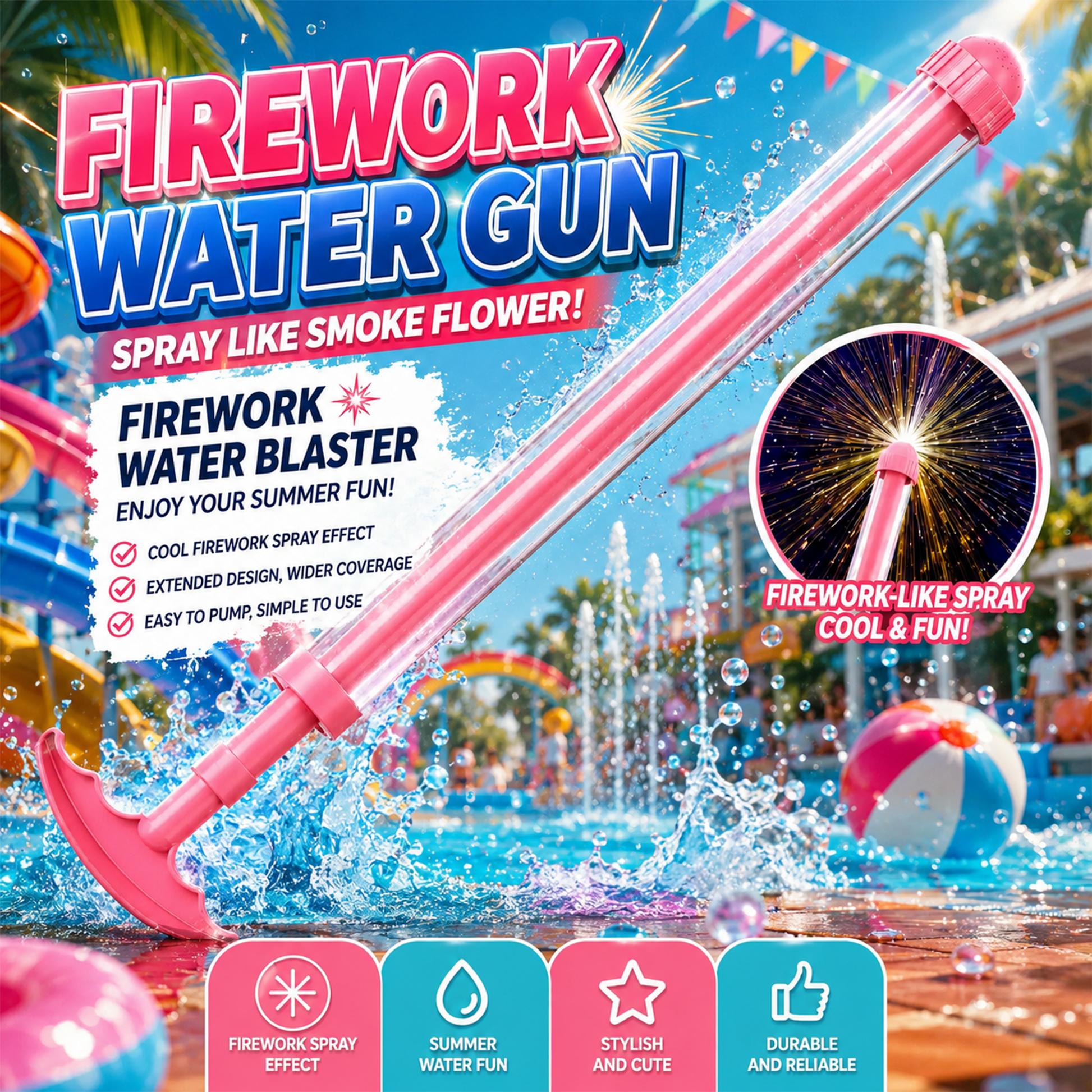 PinkSplash – Summer Water Blaster