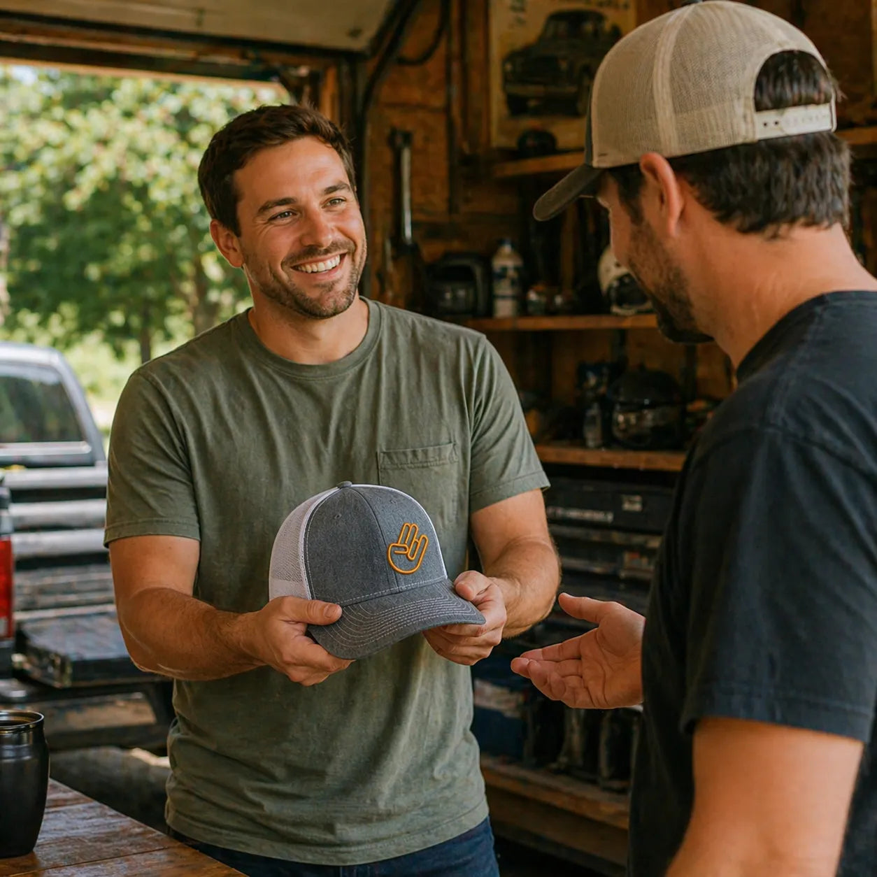 HiddenWink – Subtle Humor Embroidered Hat