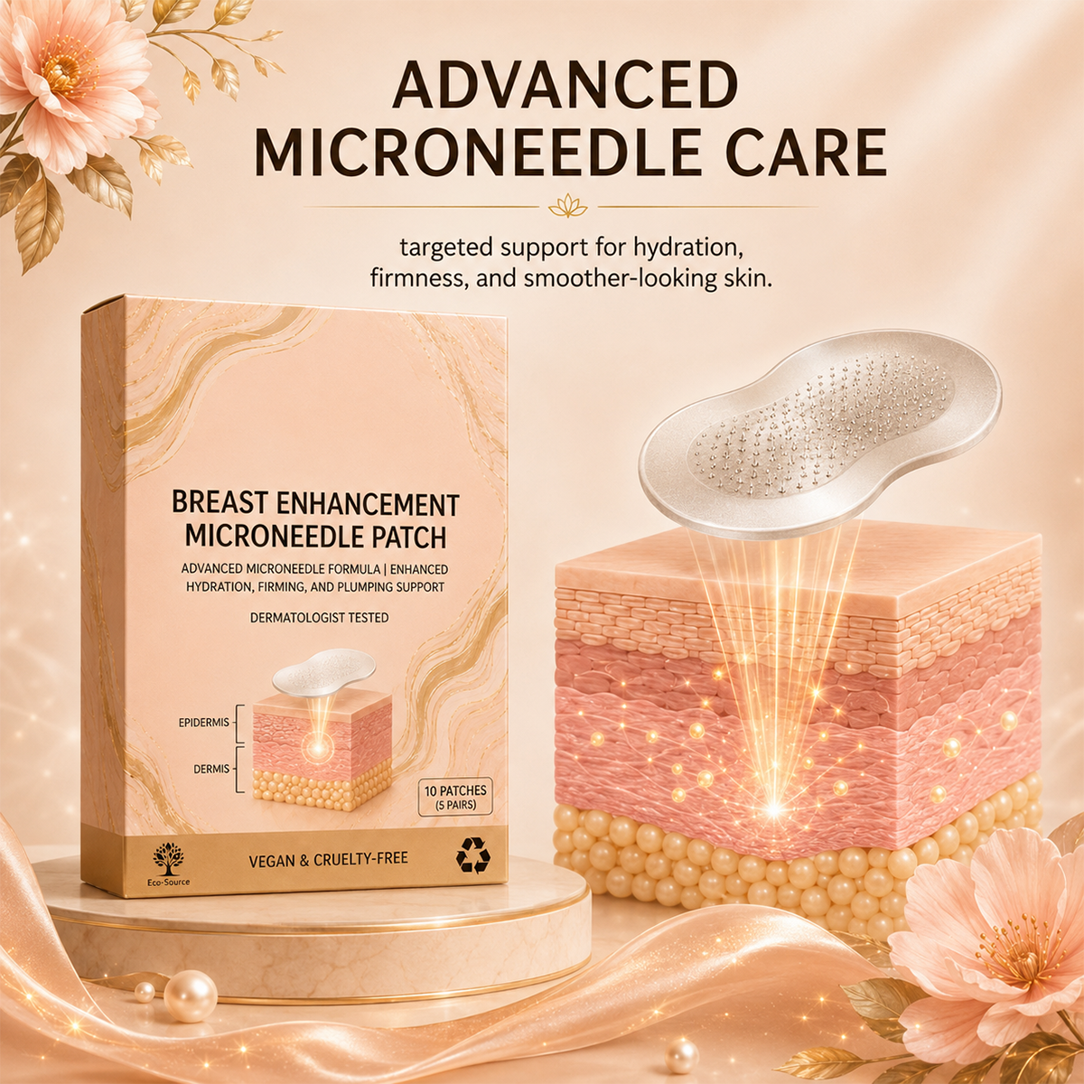 BustVera – Dissolving Micro-Tip Body Care Patches