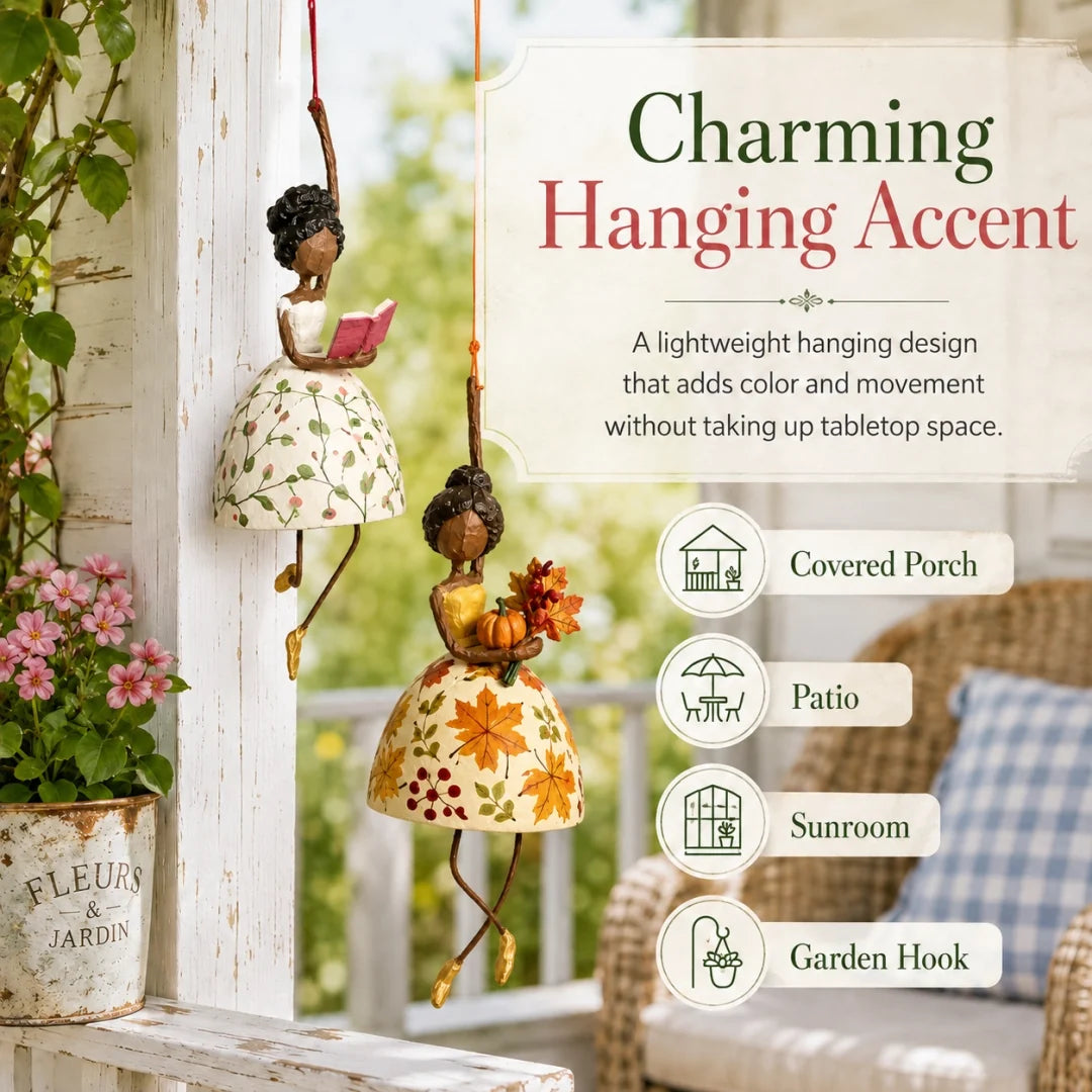 BreezyBelle – Whimsical Dancing Lady Hanging Ornament