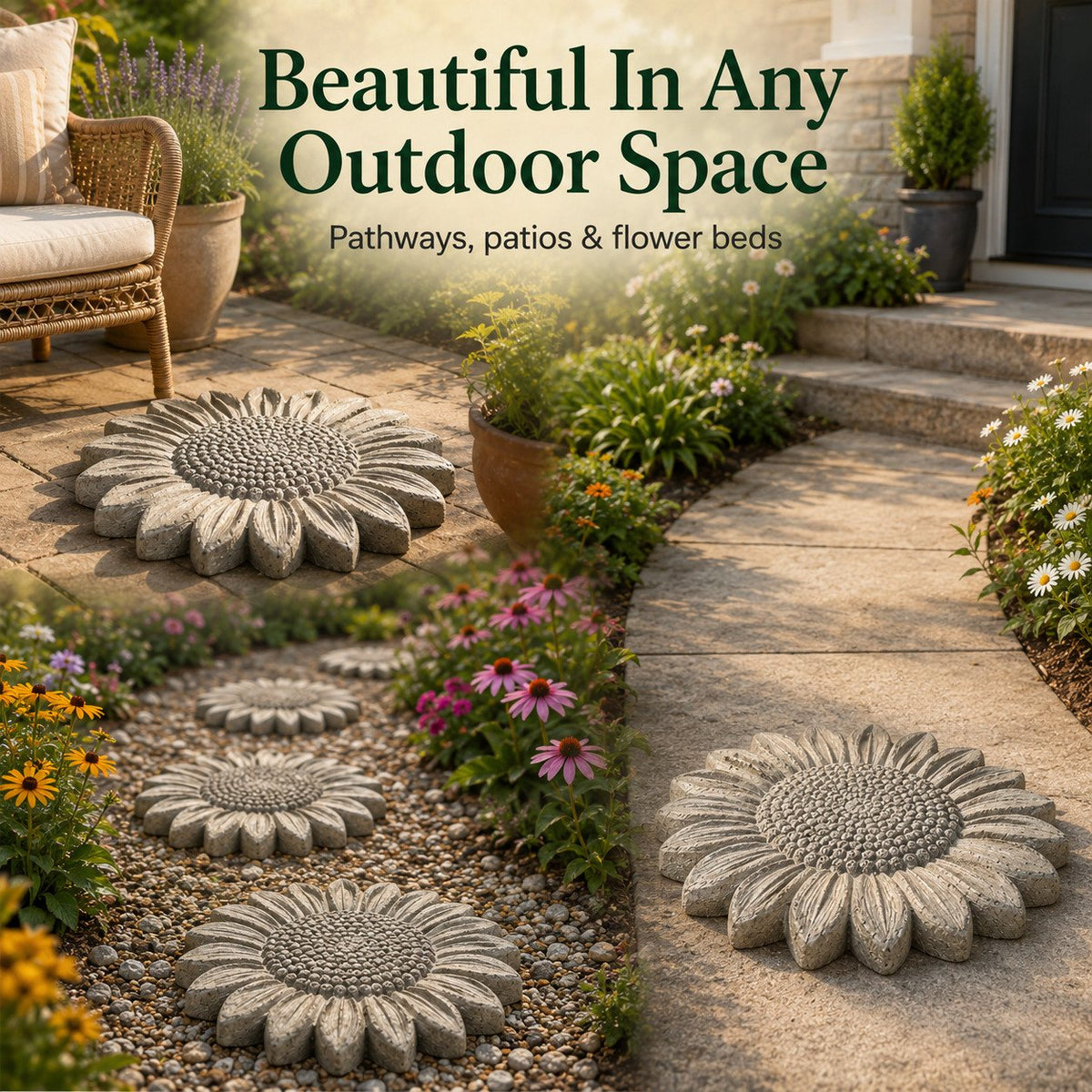 SunVera – Reusable Sunflower Garden Art Mold