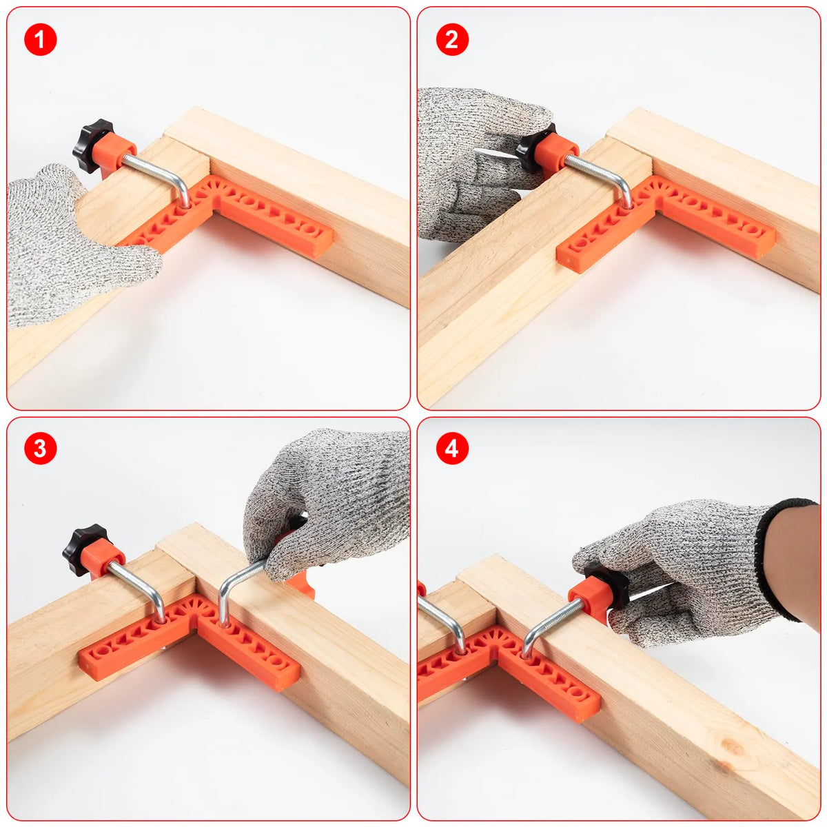 AnglePro – 90° Corner Clamp & Positioning Square Set