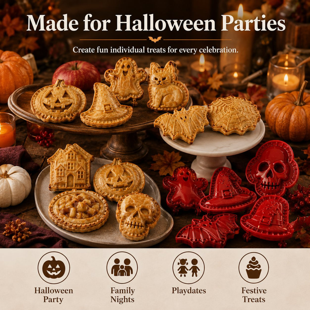 SpookPie – Halloween Mini Pie Shaping Mold