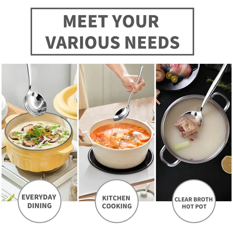 ComfortSip – Stainless Steel Dining Spoon