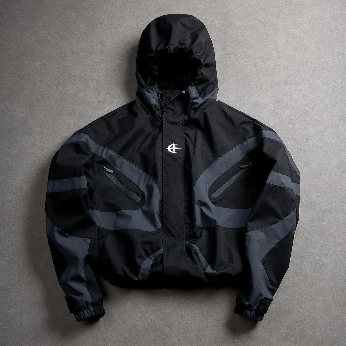 FluxGuard – Futuristic Urban Performance Windbreaker