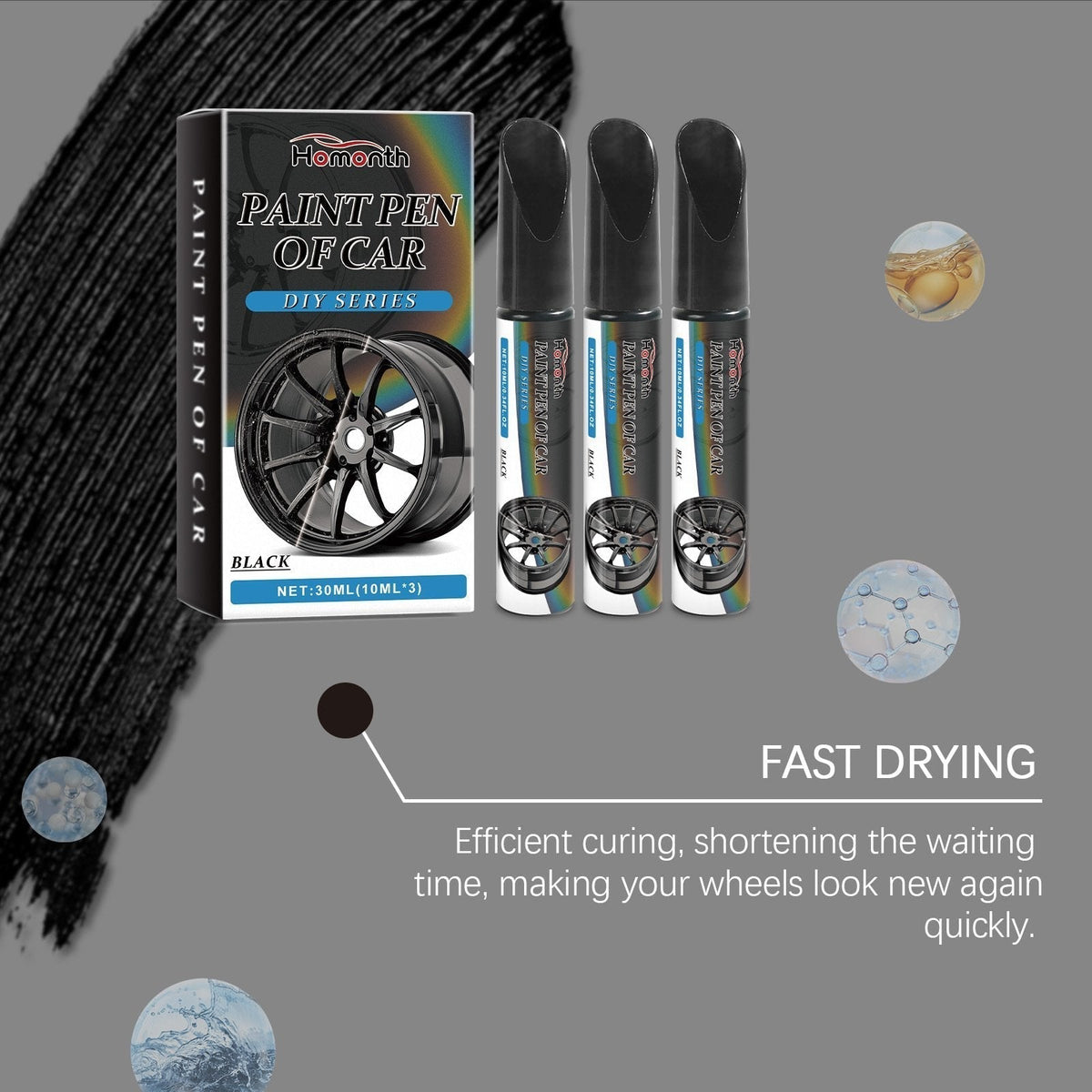 RimRevive – Black Wheel Scuff Repair Pen