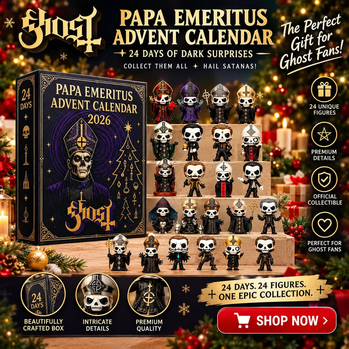 GothicGifts – Papa Emeritus 24-Day Collectible Calendar