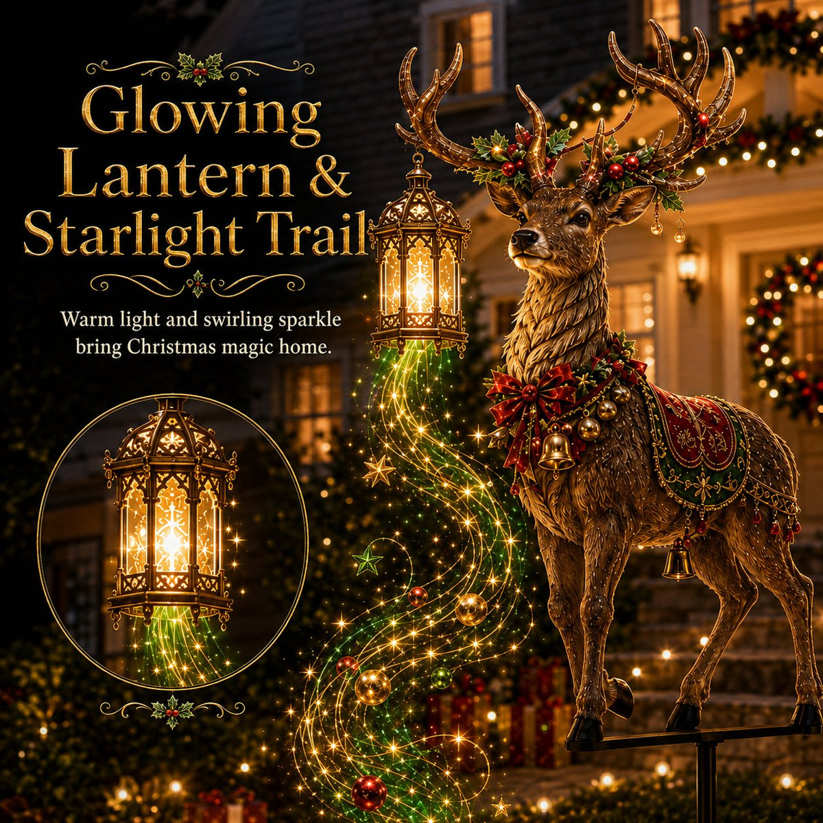 MerryStag – Light-Up Christmas Reindeer Decoration